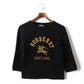 ロゴトレーナー M バーバリーブルーレーベル 53927 BURBERRY BLUE LABEL ブラック系 レディース