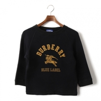 ロゴトレーナー M バーバリーブルーレーベル 53927 BURBERRY BLUE LABEL ブラック系 レディース