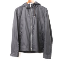 裏地メッシュジップアップジャンバーブルゾン M バーバリーブラックレーベル 01000185 BURBERRY BLACK LABEL ブラック メンズ