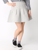 WEGO/ボンディングタックスカート