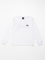 Kids Basic Stussy L/SL Tee/White