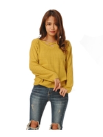 2WAYVネックニットTOP/WHITE