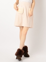 ドーリーポケファースカート/ベージュ