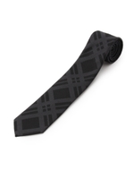 ダークモノトーンナローネクタイ/ブラック(019)