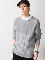 WEGO/パッチワークニット