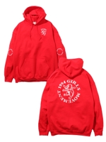 EMBLEM SWEAT HOODIE/ブラック