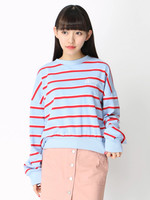 WEGO/マルチボーダースウェット