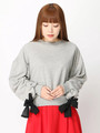 WEGO/ギャザーリボンスウェット
