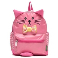 ネコデザインリボンつきリュック