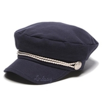 ロゴ刺しゅう入りマリンキャップ