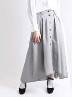 WEGO/前ボタンヘムロングスカート