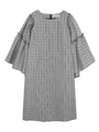 BUTTERFLY SLEEVE DRESS/グレー