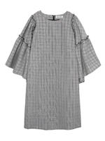 BUTTERFLY SLEEVE DRESS/グレー
