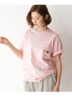 MARK GONZALES/マークゴンザレス別注 ポケットTシャツ/ラズベリーピンク(073)