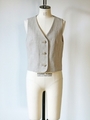 [BED&BREAKFAST]NATURAL LINEN Vest/BEIGE