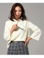 ウールジャージーハイネックプルオーバー/オフホワイト(003)