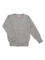 カーディガン(杢グレー)M/-