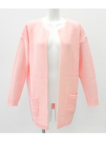 【Sandie anap】スプリングニットロングカーディカン/ピンク(008)