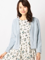 フェイクスエードブルゾン/ライトブルー