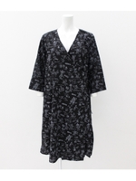 【Sandie anap】モンスター総柄2WAYロングカーディガン/ブラック(027)