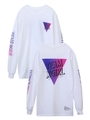 L/S TEE TRI/ピンク