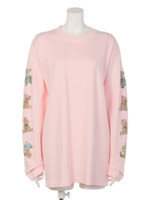 PUT ON SHORTS ? TEDDY L/S TEE/PINK