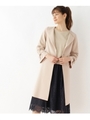 【WEB限定サイズ(SS・LL)あり】リボンベルト付コート/ライトベージュ(051)