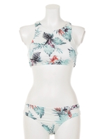 【スイム&サーフ】SHADY PALM CROP TOP//WBT6