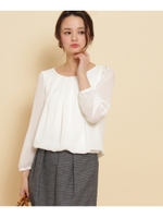 シフォンシャツ/オフホワイト(003)