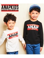 【ANAP KIDS】アドレスロゴTシャツ/ホワイト(001)