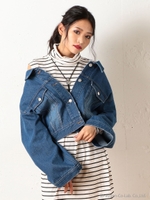 オーバーGジャン/デニムブルー