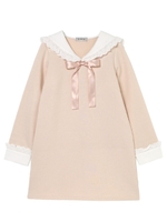 コットンセーラーワンピース/ピンク