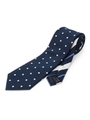 シルククレリックネクタイ/ネイビー(893)