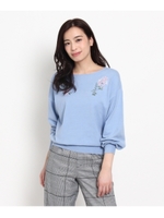 フラワーエンブロニット/ベビーピンク(071)