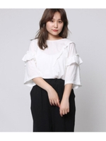 フリルチュニックT/ホワイト(001)