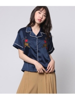 マットサテンスカシャツ/ネイビー(018)