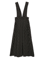 POLKA DOT DRESS/ブラック