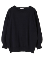 ・・バルーンスリーブチュニック/ネイビー