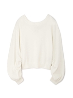 《BLANCHIC》レースアップニット/ホワイト(030)