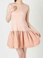 ポンチ×ジャガードF&F ワンピース/PNK