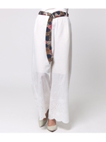 レーススカラップパンツ/ホワイト(001)