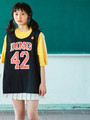 DING/ナンバリングメッシュトップス