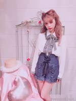 AU side frill SP/T/ピンク