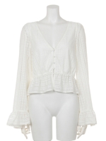 DIA LACE BOLERO/WHT