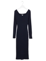 square knit op/NAVY