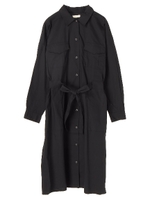 ・ミリタリーワンピース/ブラック