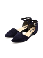 インヒールアンクルセパレート/スエードネイビー(120)