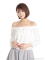 オフショルブラウス/ホワイト