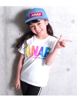 【ANAP KIDS】グラデーションロゴTシャツ/ホワイト(001)