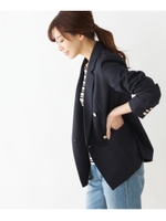 ダブルブレザージャケット/サンドベージュ(053)